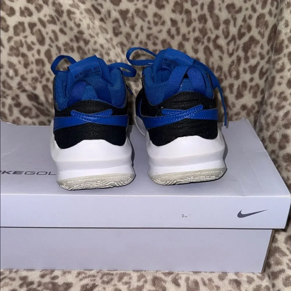 Nike Black & Royal Blue Low-Top Sneakers